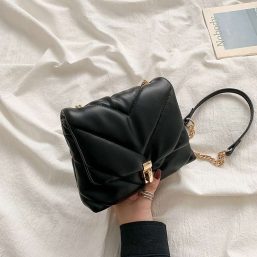Women's Solid Color Messenger Bag